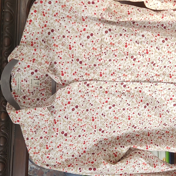 L.L Bean 🌸 wrinkle resistant button down - Picture 2 of 11